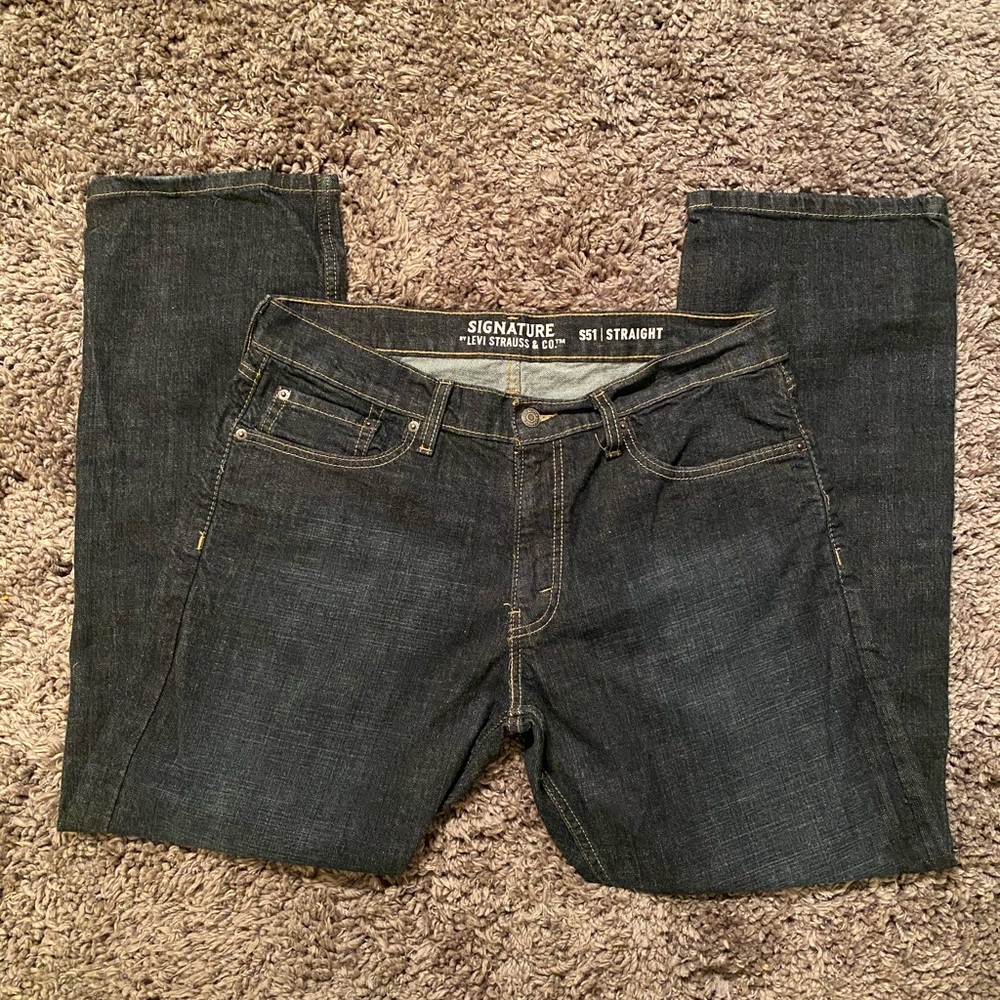 Levi’s blue jeans!